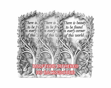 HOUSE WALL SIGN 3d illusion & laser-ready files 3DWave.us